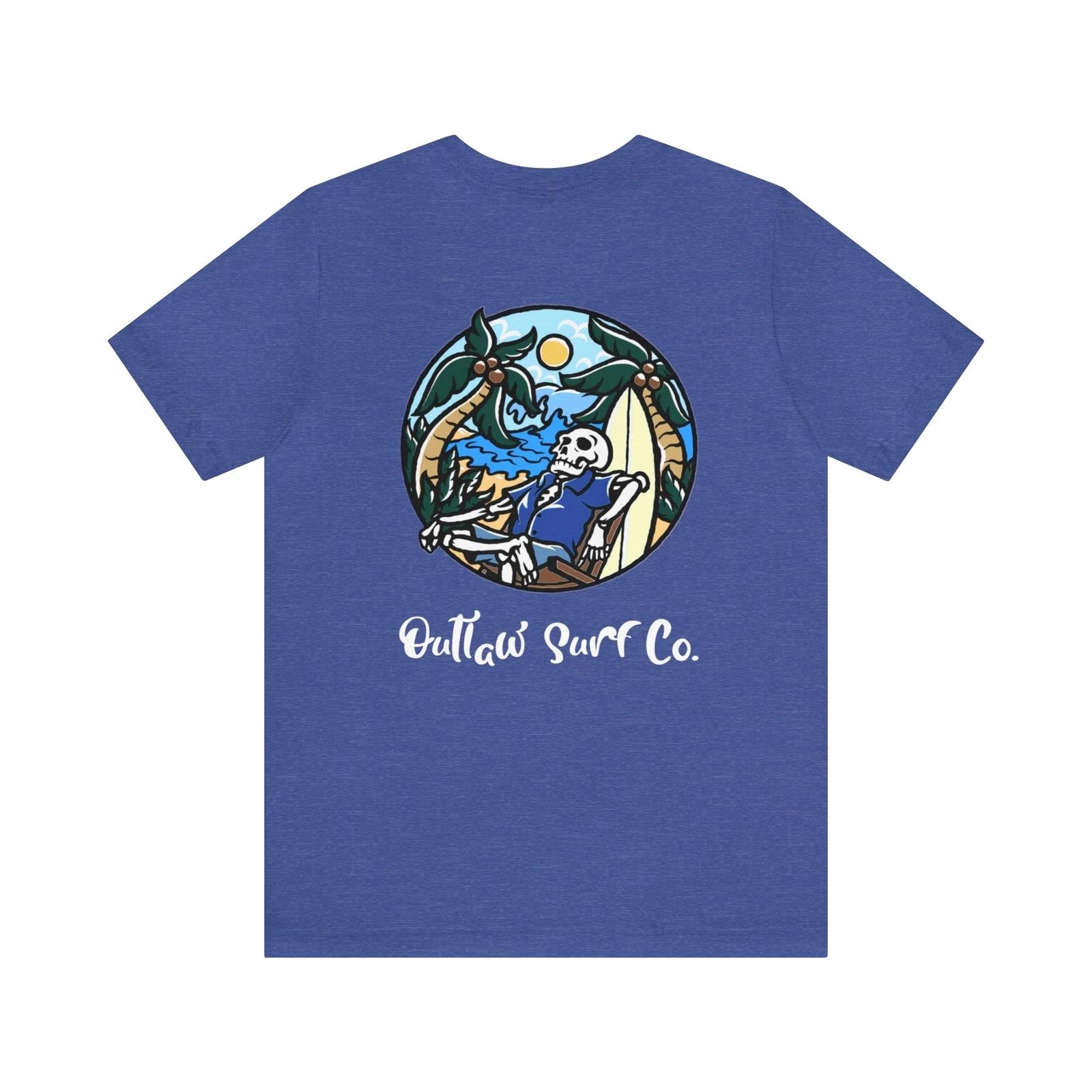 Футболка Outlaw Surf Skeleton Loungin M