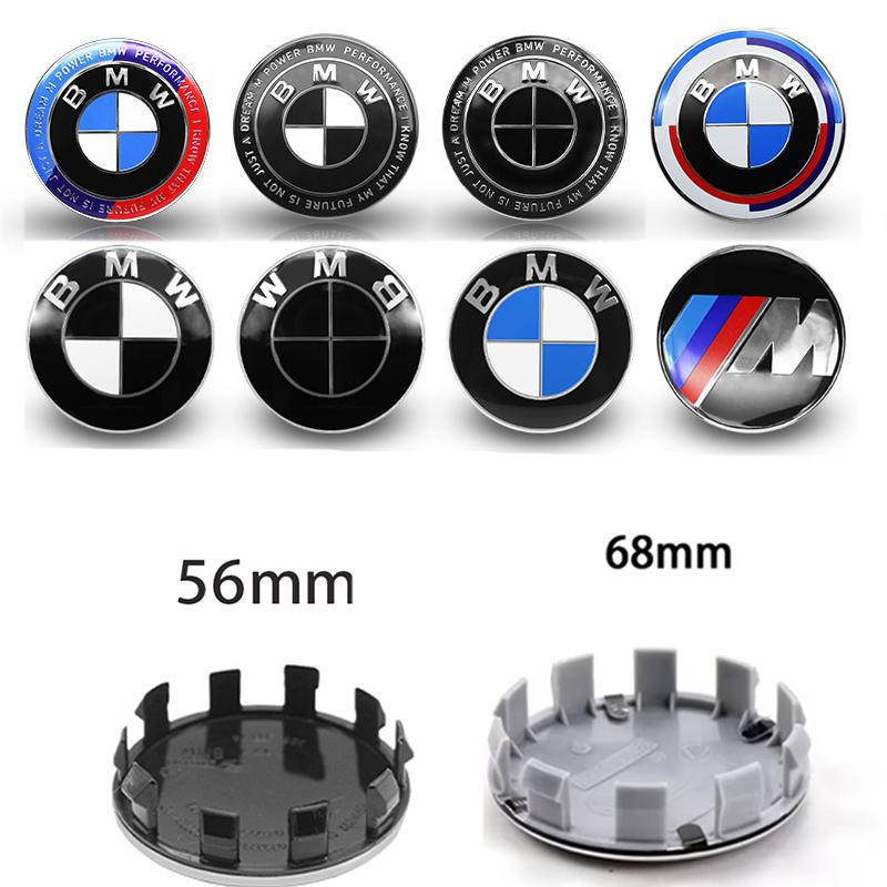 4Pcs 56/68mm Car Wheel Center Hub Cap Auto Accessories For BMW M Performance E90 E36 E39 E46 E60 F10 F30 G20 G21 G30 F15 X5 G11