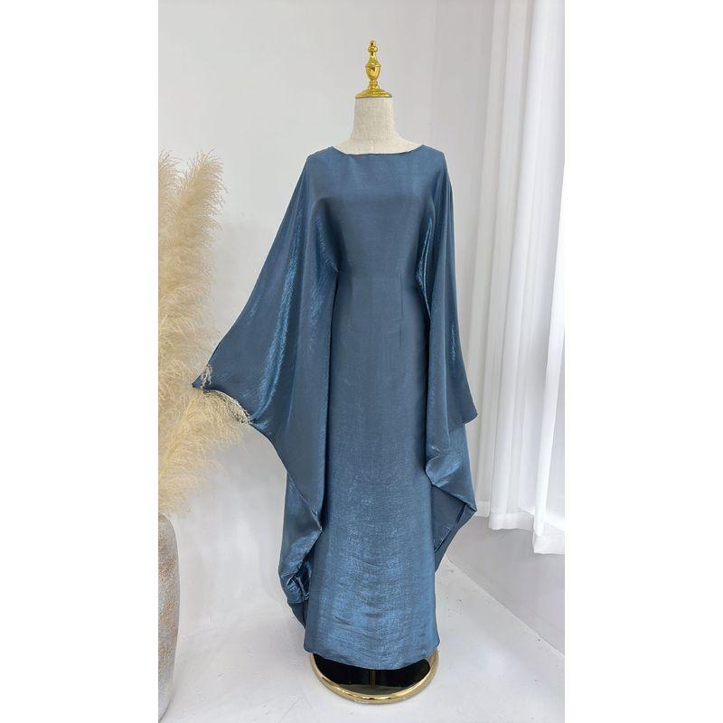Spring and Summer Party Flash Cloth Dress Elegant Loose Robe Elegant Loose Robe Dress