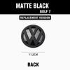 1/2 Piezas Para Volkswagen VW Golf 7 MK7 2014 2015 2017 2016 Coche Parrilla Delantera del Capó Cubierta del Emblema del Maletero Trasero Insignia de Repuesto