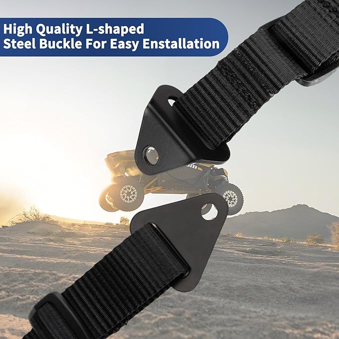 2PCS Black Limit Straps Fixed/Adjustable length Accessories UTV X3 Door Limiter Straps For Can-Am Maverick X3 2017-2023