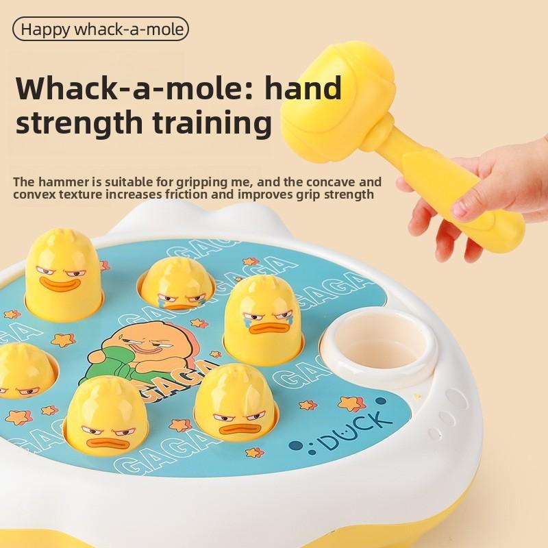 Cartoon Montessori Babyspielzeug Kleinkind Pädagogisches Geburtstagsgeschenk Tierthema Klopfspiel Eltern-Kind Hammerbrettspiel Junge