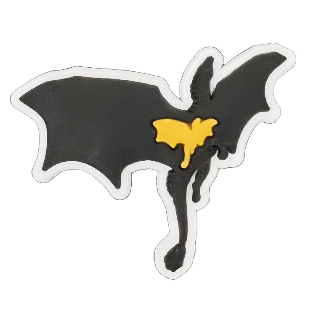 Black & White Halloween Punk Metal Rock Croc Shoe Charms