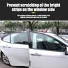 Car Sun Protection Stickers Chrome Delete Blackout Window Trim Stickers for Toyota Camry 2018 2019 2020 2021 2022 2023