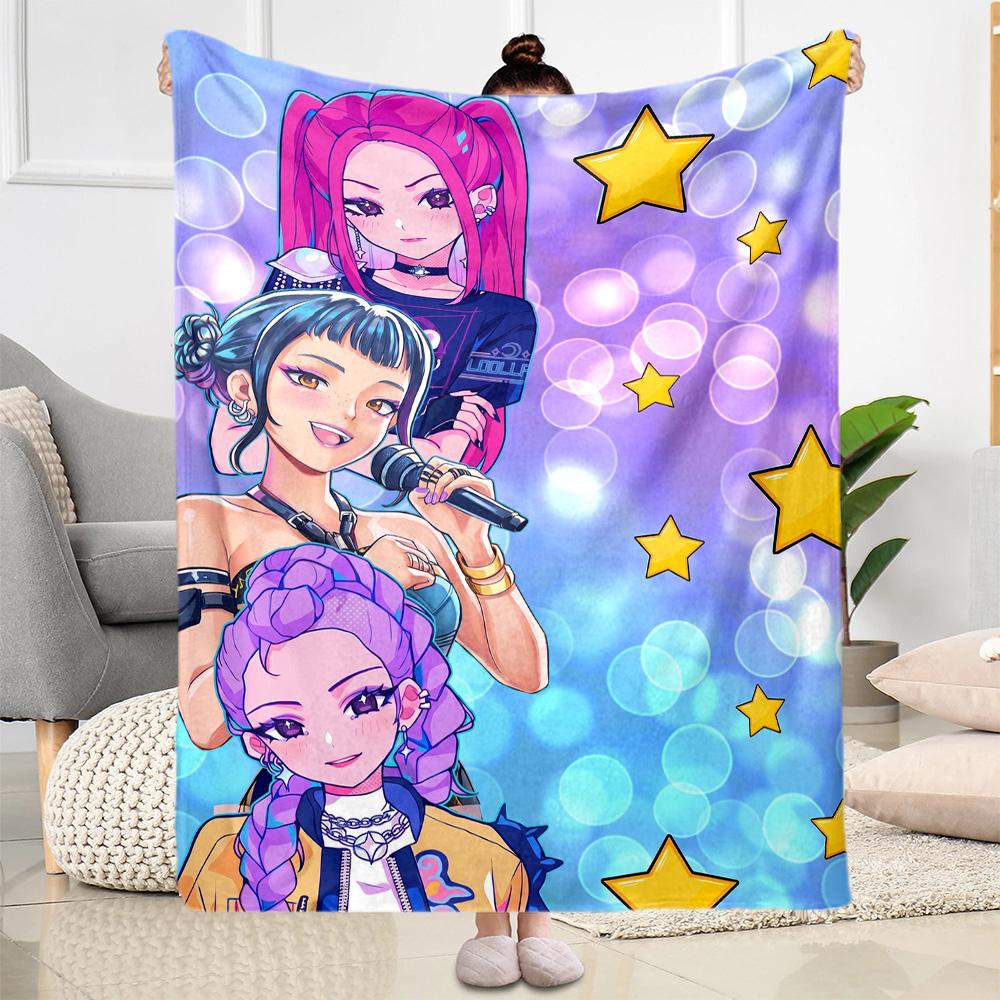 Starlit Harmony Blanket Ultra-Soft Perfect for Bed Couch Office Chair All-Season Use Digital Print Birthday Christmas Gift Blanket