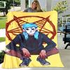 1pc Blanket Sally Face1 Print Design, Lightweight Blanket for Sofa, Bed- Soft &Warm, Gift for All Seasons Like Christmas, Halloween