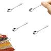 5PCS Durable Tiny Spoons Compact Seasoning Spoon Pretty Condiment Spoons  Condiment Serving