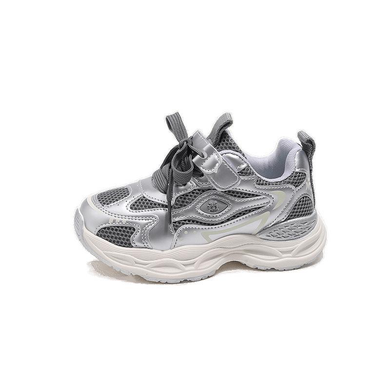 Girls' sneakers Children's breathable dad shoes 2025 autumn new popular Korean version running shoes Boys' shoes