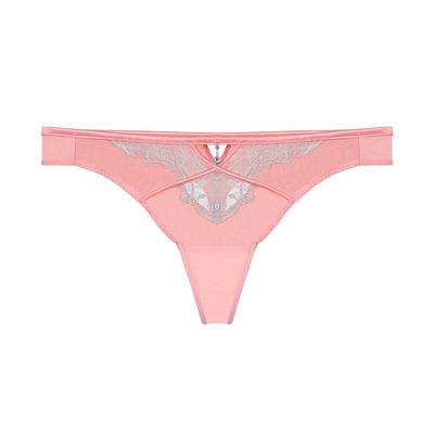 Anlifang Tanga Feminina de Renda Costurada de Cintura Baixa