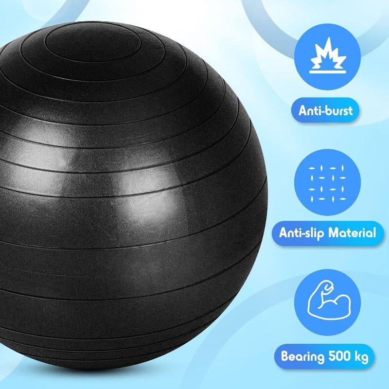 65/75/85Cm Yoga Ball for Fitness Balance Pregnancy Pilates Stress Relief Home Gym Equipment