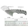 Mini Ax D2 Steel Blade Outdoor Camping Wilderness Survival EDC Pocket Knife Tactical Knife Clear Obstacle Knife Boy Gift
