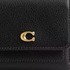 Coach Mira 11 Classic Logo Leather Wallet Women wallet Black CAO13-B4BK
