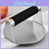 Kitchen Tool Set Stainless Steel Silicone Meat Press With Multifunction Hamburger Maker For Home Cooking