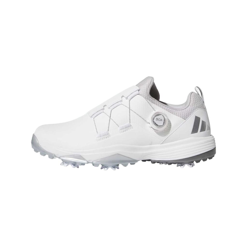 Adidas Powerfade Boa Fashion Comfortable Simple Versatile Shock Absorbing Non-Slip Low-Top Golf Shoes Men Sneakers White Gray IH2202