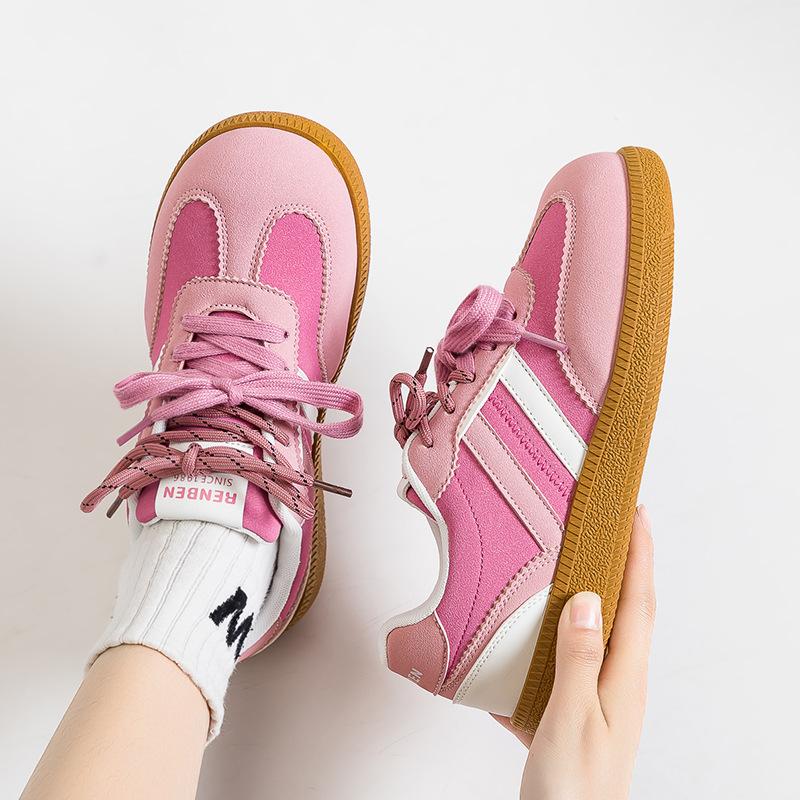 

Осень и лето новая доска обувь высокая ценность модная универсальная студенческая маленькая белая обувь женская обувь 40 розы красного