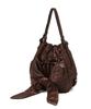 Athe Vanessabruno [Ruban] Brown Dupeskin Ribbon Backpack And Shoulder Bag S Aaba6E917W2