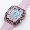 Authorized Distributor [ICE-WATCH] Ice Watch Tonneau Type Wristwatch Men's Unisex 024563 ICE Digit Boliday Nude Clear Rose Gold Small Date Day of the