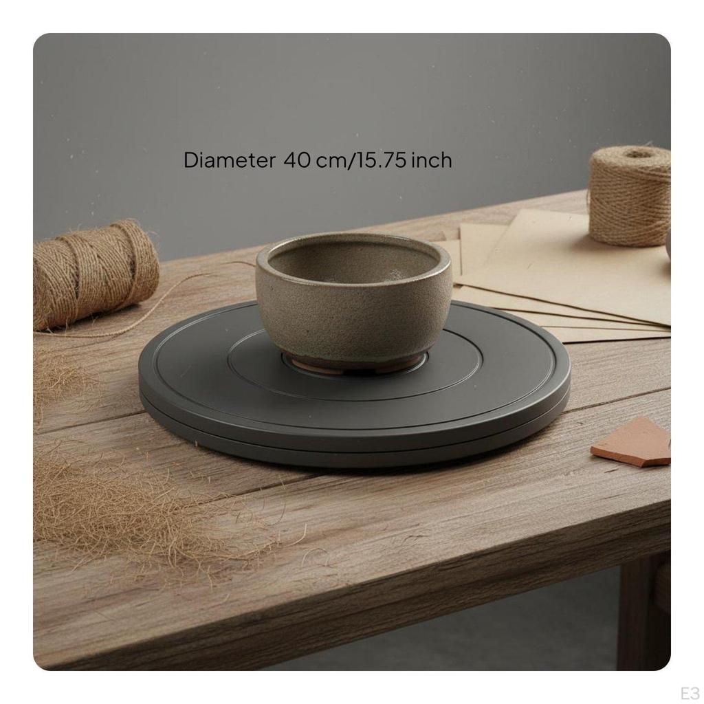 Turntable Degree Rotation Heavy Duty Rotating Stand Wear Resistant Bonsai for Hobbyists,