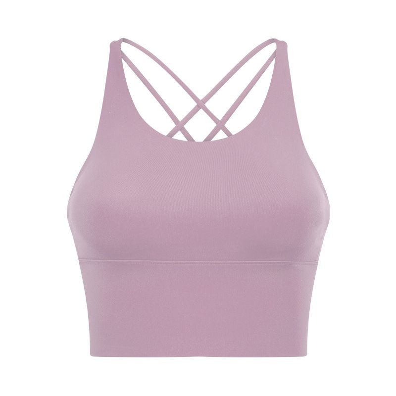 Lu Same Sports Bra for Women 2025 New Outdoor Removable Bubble Wrap Running Fitness Beauty Back Yoga Vest