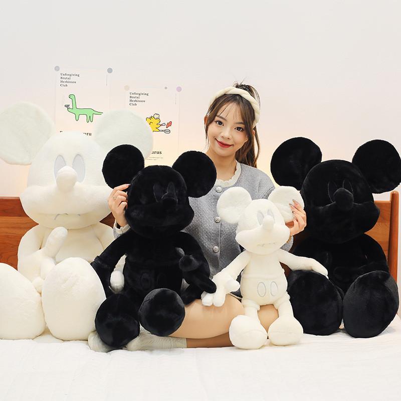Mickey Mouse Cartoon Stuffed Animals Pair With Pp Cotton Filling For Bed Decor And Gifts