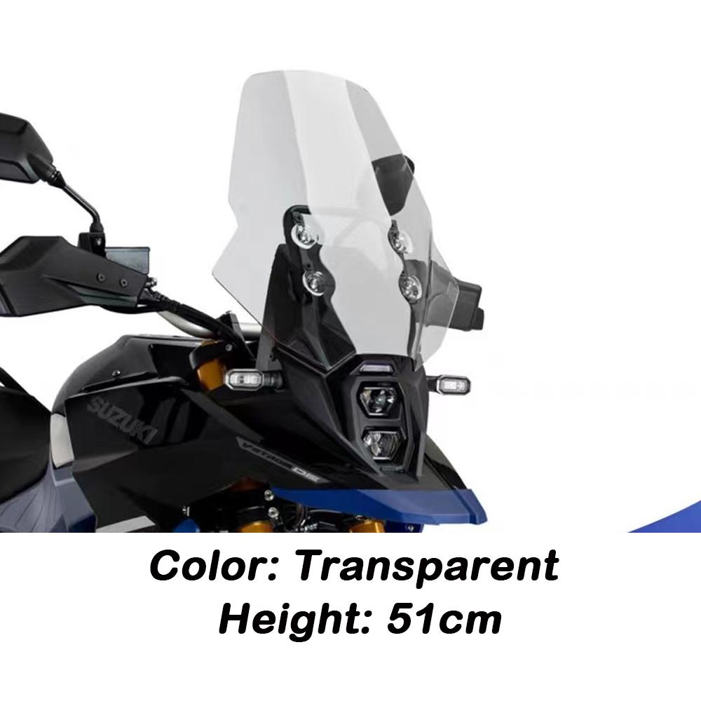 NEW DL800DE Motorcycle Screen Front Windshield For SUZUKI V-STROM 800 DE 800DE Increase Wind Screen Deflector RAISED WINDSCREEN