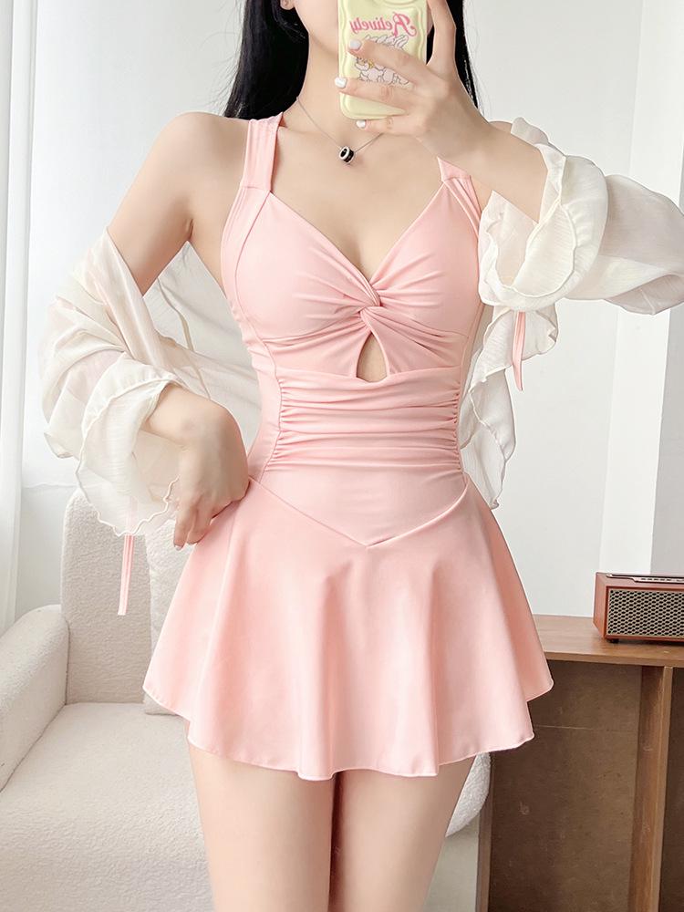 Women's Sensual One-Piece Swimsuit - New Year Style for All Seasons
