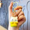 Red Panda Rabbit Resin Keychain - Cute Charm for Women's Bags
