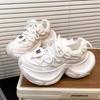 Fashion 2025 Mesh Women's Vulcanize Shoes Outdoor Breathable Casual  Women Sneakers Solid Lace-Up Light Platform Ladies Casual Sneakers