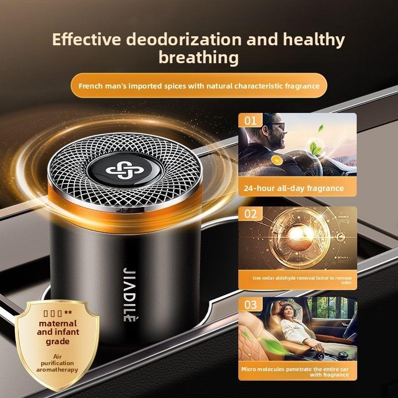 Car Aromatherapy for Men, High-End Car Odor Removal Solid Fragrance, Long-Lasting Car Perfume Ornament