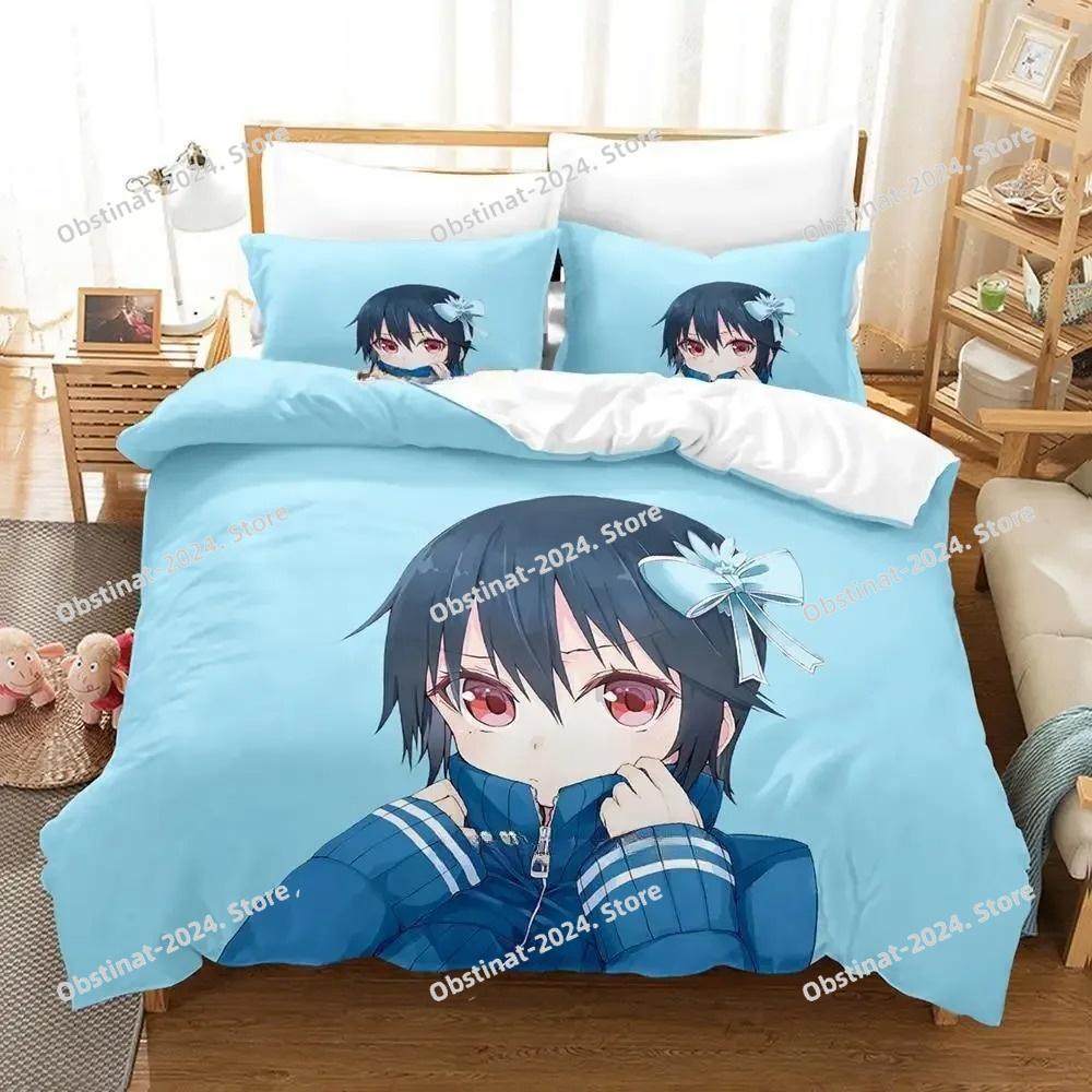 3D Anime Nisekoi False Love Bedding Set Printed Bed Set Duvet Cover Sheet Pillowcase Bed Soft Quilt Cover Full Queen King Size