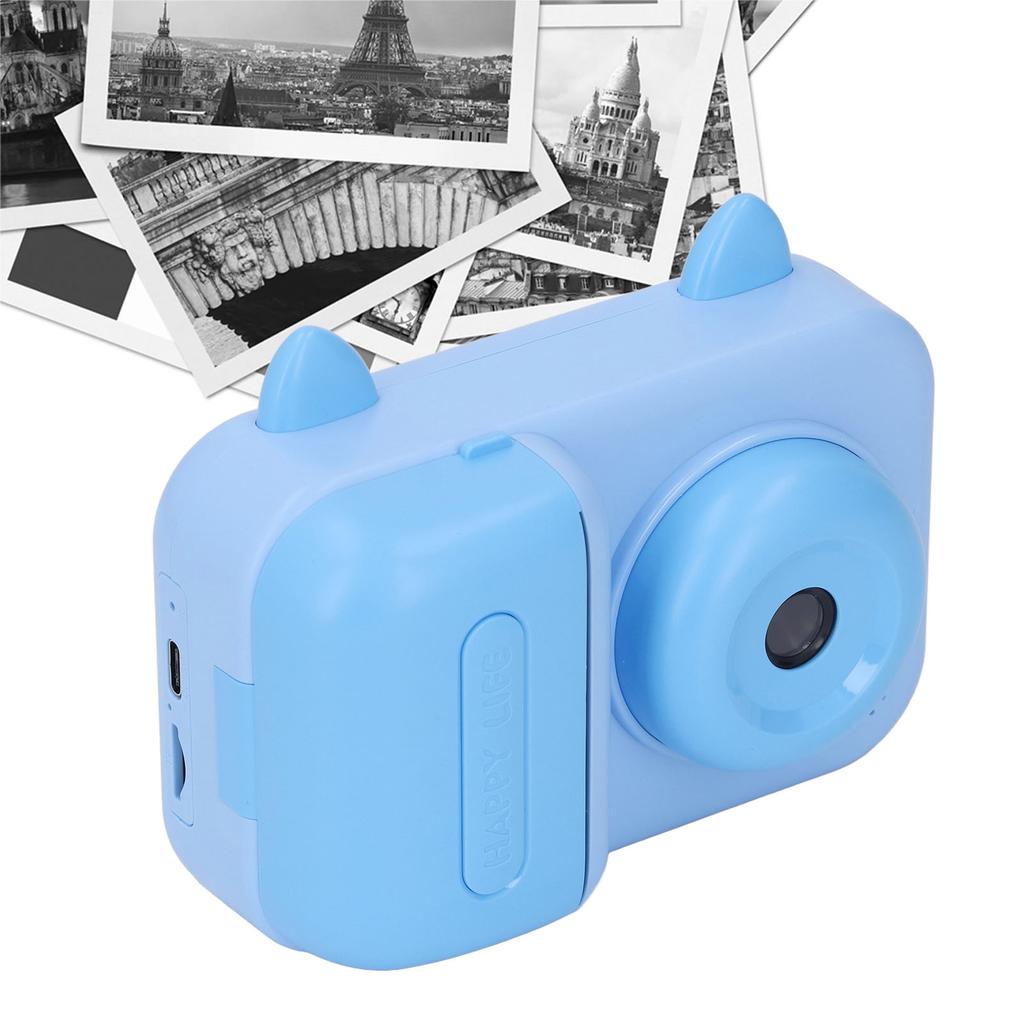 Thermal Print Camera 2.4 Inch Screen HD Photo Video Recording Small Kids Digital Camera for Photography Entertainment