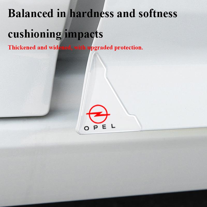 Car door corner protection cover Silicone anti-collision coverFor Opel Astra j g Insignia Corsa d Vectra c Zafira a Auto Gadgets