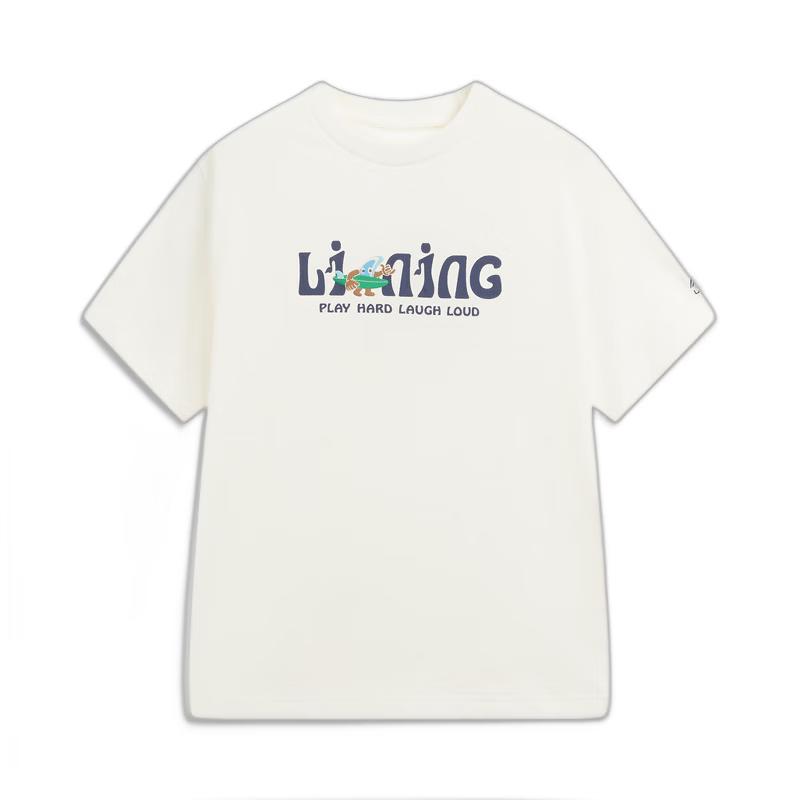 Li-Ning Men s Short Sleeve Casual T-Shirt YHSW029 XS
