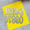 Metal Die Cuts Letter Number Embossing Stencil Cutting Dies for Card Making Scrapbooking Paper Craft DIY Template Mold