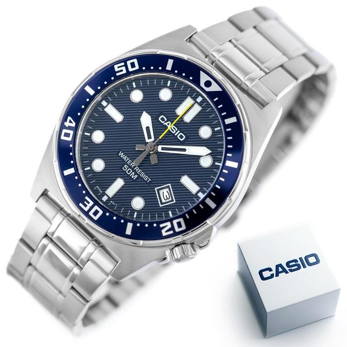 Casio Watch: Silver MTD-135D-2AVDF