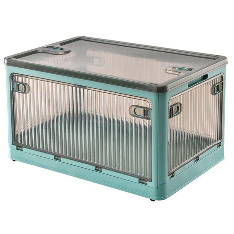 Складной ящик для хранения Прозрачный Большой вместимости Водонепроницаемый На колесиках Штабелируемый Для дома и для организации в шкафу 7890₽