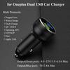 Warp Charge 30W 65W Car Charger Supervooc for Oneplus 12 12R 11 10 9 Pro Open 9R 8T 10T 8 7T Nord N20 N300 N10 N100 N200 N30 SE 5G Dash Charge Car