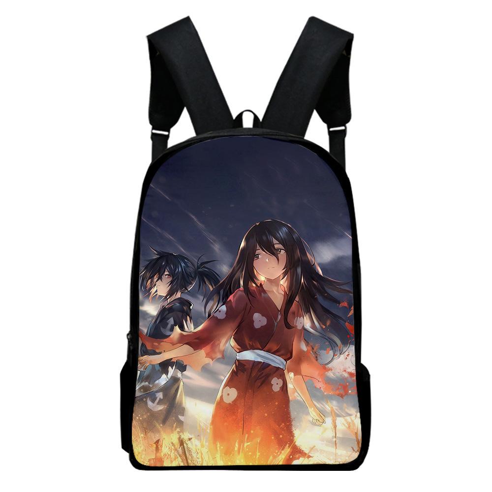 Classic Popular Novelty Dororo Notebook Backpacks pupil School Bags 3D Print Oxford Waterproof Boys/Girls Laptop Backpacks