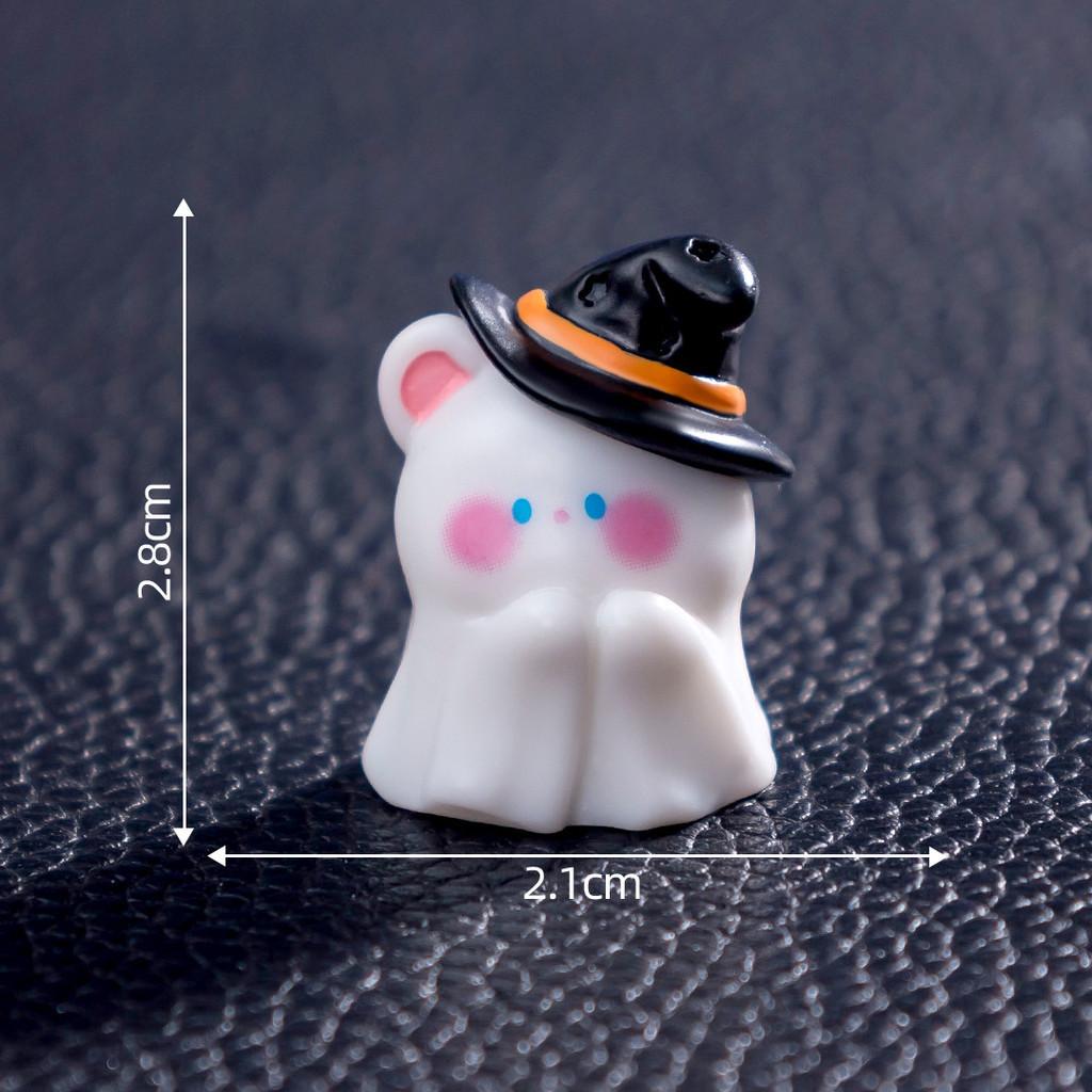 

Halloween Pumpkin Ghost Bear Toys Doll Micro Landscape Ornaments Decoration Ghost