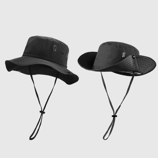 Ice Silk Fishing Hat, Breathable Quick-Drying Fabric Sun Hat with Wide Brim, Detachable Face Guard Adjustable Fit Sun Protection Hat for Outdoor