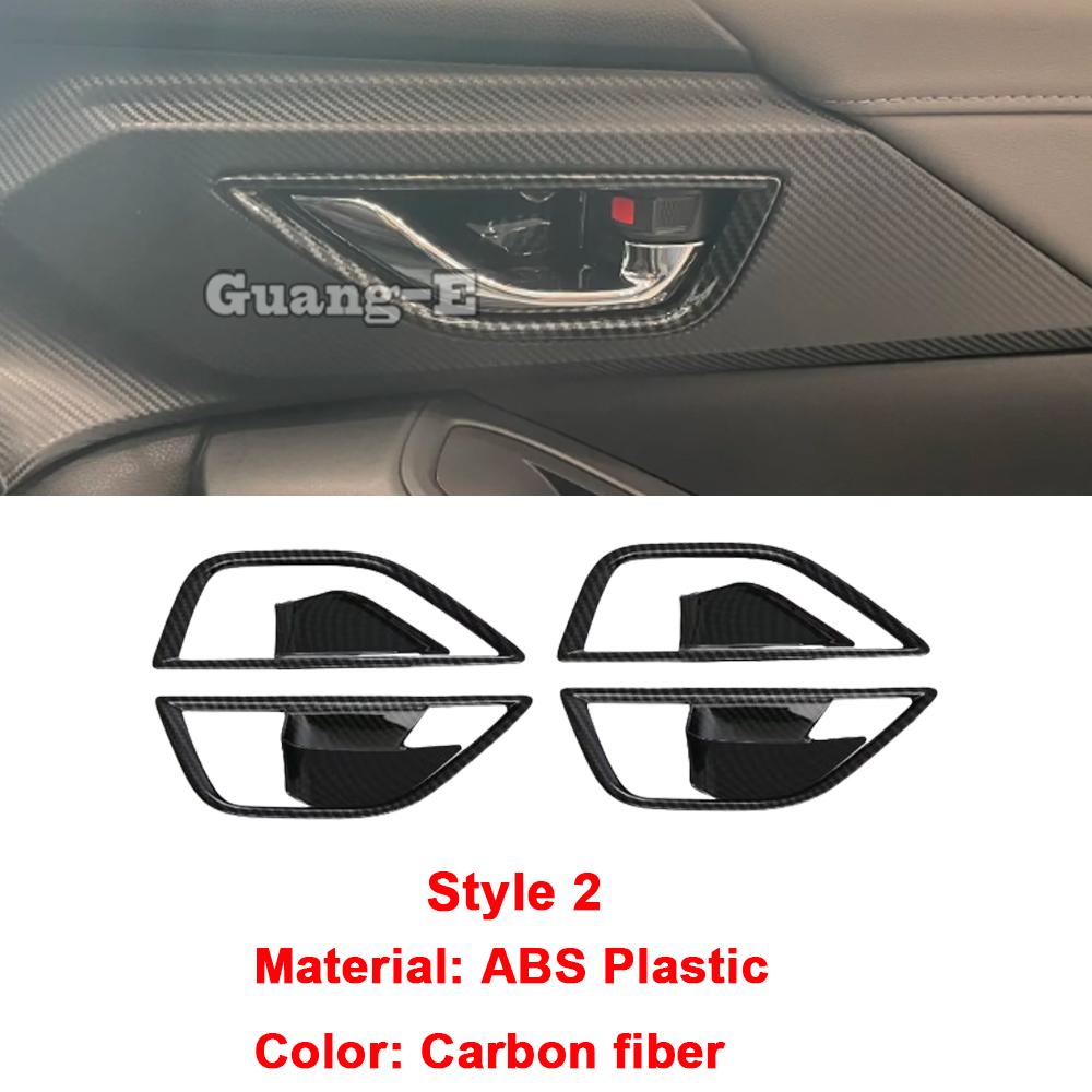 For Subaru Crosstrek XV  2024 2025 Car ABS Shift Knob Armrest Box Cover Light Switch Vent Outlet Frame Trim Body Accessories