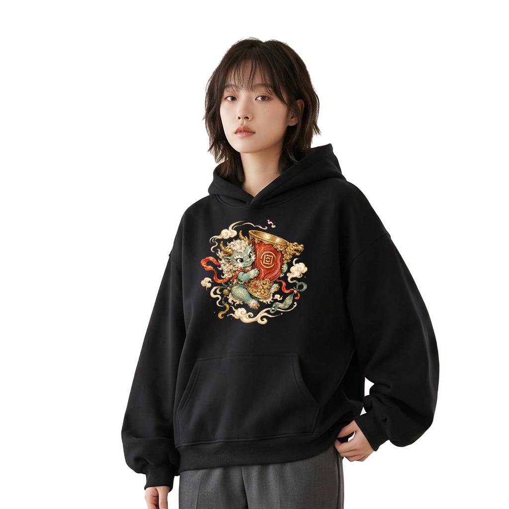 CLOT Sweatshirts Unisex Hooded Non Detachable Moderate Straight Fit EY2630120A090020-FF