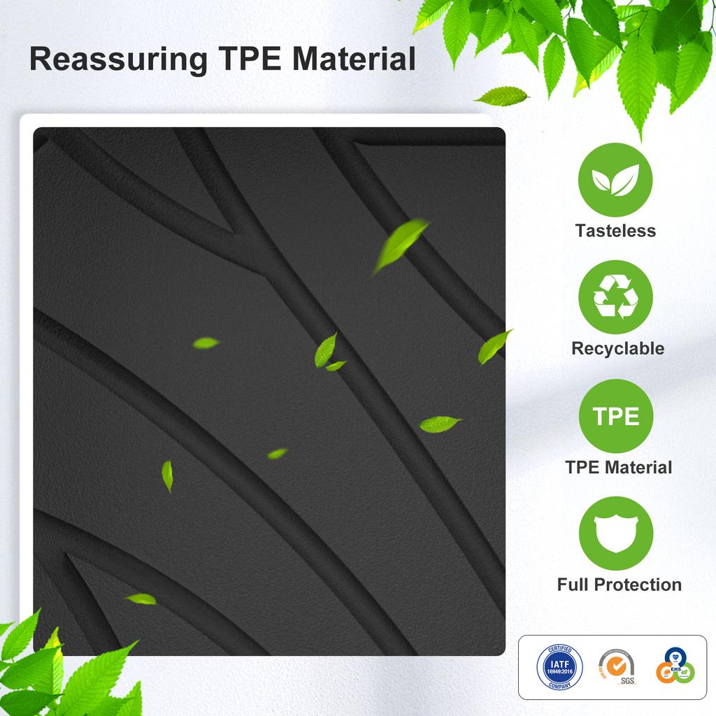 LUCKEASY Right Deive for Geely Galaxy EX5 (UK Version) 2024-2026 Car TPE Floor Mats Lower Trunk Mat Cargo Liner TPE Accessories