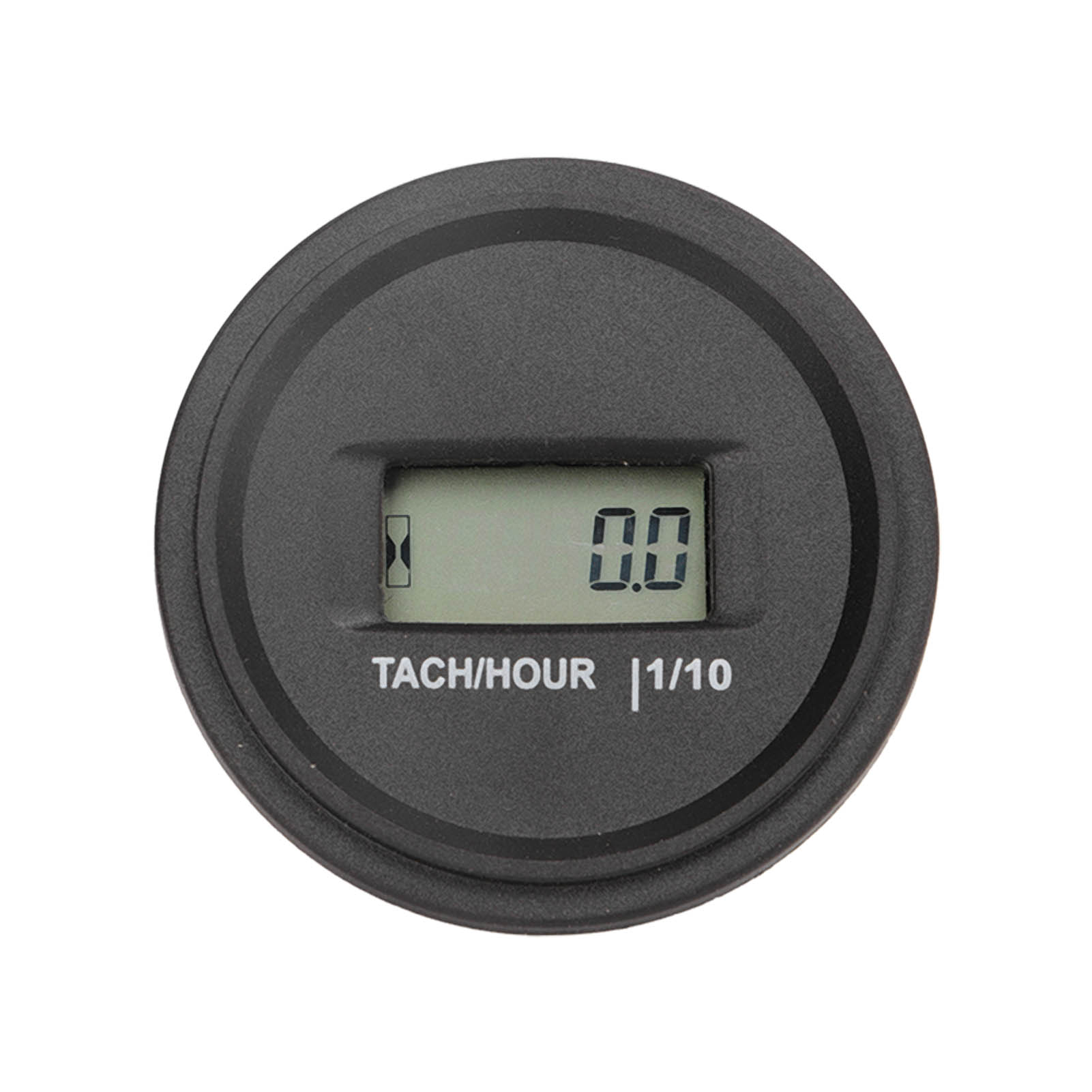 

Tach Hour Meter LCD Display Round High Accuracy RPM Hour Gauge for Motorcycle ATV Outboard Generator Lawn Mower
