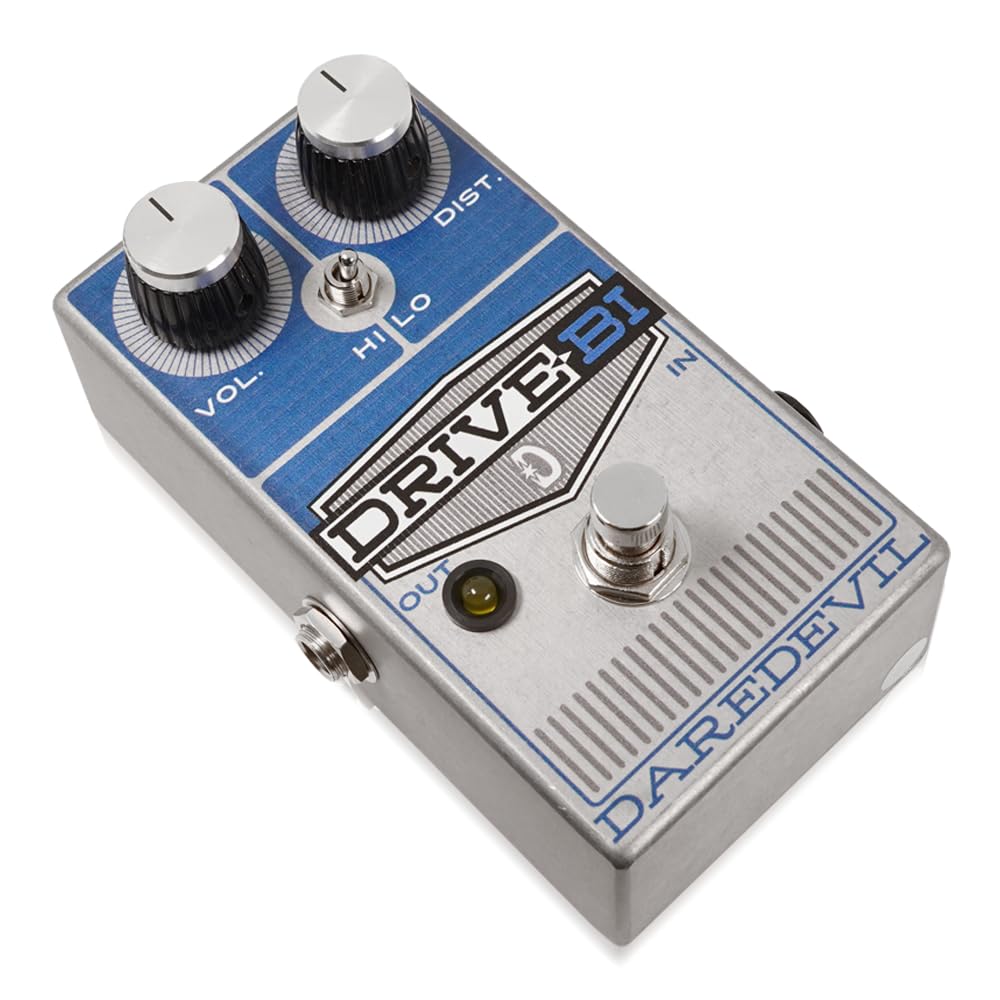 Daredevil Pedals Overdrive Distortion Guitar Effect Pedal Drive-Bi