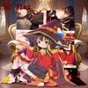 Megumin 2D Flat Pattern Flannel Blanket High Quality All Seasons Warmth and Comfort Perfect for Christmas Gifts.MMT0918532