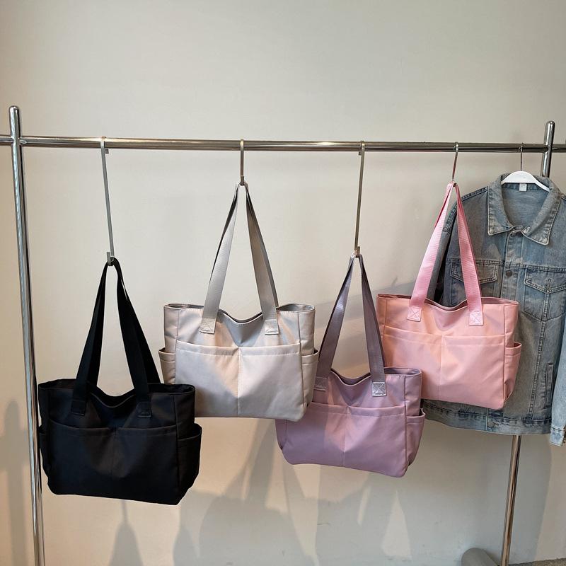 New Fashi Versatile Large Capacity Tote Bag for Women Oxford Canvas Crossbody Bag Handbag Shoulder Bag Commuter Student