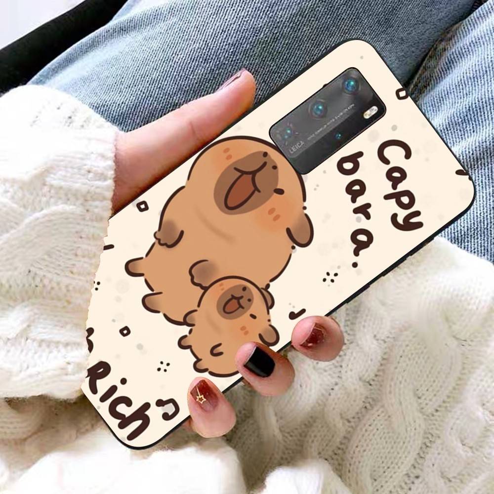 

Cool Capybara Phone Case For Huawei P 8 9 10 20 30 40 50 Pro Lite Psmart Honor 10 Lite 70 Mate 20lite Huawei Honor 70