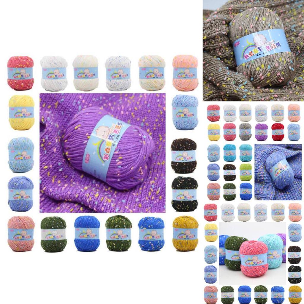 Luxurious Milk Cotton Baby Yarn For Knitting And Crochet Colorful And Soft