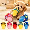 Squeaky Slipper Toys Stuffed Dog Toy, Plush Chew Interactive Lightweight Puppy Teething Toy for Small Medium Dogs Fetch Play